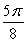 <strong>Find the radian measure of the given angle. 225o</strong> A) B) C) D) E)