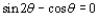 <strong>Solve the equation below for . For some of the equations you should use the trigonometric identities listed in this section. Use the trace feature of a graphing utility to verify your results. </strong> A) B) C) D) E)