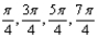 <strong>Solve the equation below for . For some of the equations you should use the trigonometric identities listed in this section. Use the trace feature of a graphing utility to verify your results. </strong> A) B) C) D) E)