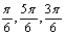 <strong>Solve the equation below for . For some of the equations you should use the trigonometric identities listed in this section. Use the trace feature of a graphing utility to verify your results. </strong> A) B) C) D) E)