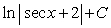 <strong>Find the indefinite integral of .</strong> A) B) C) D) E)