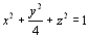 <strong>Identify the quadric surface. </strong> A)The graph is hyperboloid of two sheets. B)The graph is an ellipsoid. C)The graph is an elliptic cone. D)The graph is an elliptic paraboloid. E)The graph is a hyperboloid of one sheet.
