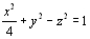 <strong>Identify the quadric surface. </strong> A)The graph is an elliptic paraboloid. B)The graph is an elliptic cone. C)The graph is a hyperboloid of two sheet. D)The graph is hyperboloid of one sheet. E)The graph is an ellipsoid.
