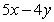 <strong>The utility function is a measure of utility (or satisfaction) derived by a person from the consumption of two products x and y. Suppose the utility function is . Determine the marginal utility of product x.</strong> A) B) C) D) E)