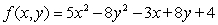 <strong>Examine the function for relative extrema.</strong> A)saddle point at B)relative minimum at C)saddle point at D)relative maximum at E)saddle point at