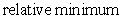<strong>Determine whether there is a relative maximum, a relative minimum, a saddle point, or insufficient information to determine the nature of the function at the critical point . Given: </strong> A) at B) at C) at D) at