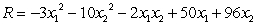 <strong>A company manufactures two types of sneakers: running shoes and basketball shoes. The total revenue from x1 units of running shoes and y1 units of basketball shoes is: , where x1 and x2 are in thousands of units. Find x1 and x2 so as to maximize the revenue.</strong> A) B) C) D) E)