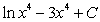 <strong>Use integration by parts to find the integral below. </strong> A) B) C) D) E)
