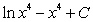 <strong>Use integration by parts to find the integral below. </strong> A) B) C) D) E)
