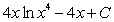 <strong>Use integration by parts to find the integral below. </strong> A) B) C) D) E)