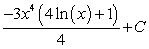 <strong>Use integration by parts to evaluate .</strong> A) B) C) D) E)