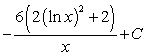 <strong>Find the indefinite integral. </strong> A) B) C) D) E)