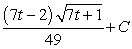 <strong>Find the indefinite integral. </strong> A) B) C) D) E)none of the above