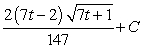 <strong>Find the indefinite integral. </strong> A) B) C) D) E)none of the above