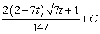 <strong>Find the indefinite integral. </strong> A) B) C) D) E)none of the above