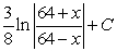 <strong>Find the integral below using an integral table. </strong> A) B) C) D) E)