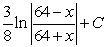<strong>Find the integral below using an integral table. </strong> A) B) C) D) E)