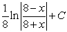 <strong>Find the integral below using an integral table. </strong> A) B) C) D) E)