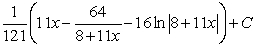 <strong>Use a table of integrals with forms involving a + bu to find </strong> A) B) C) D) E)