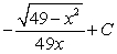 <strong>Use a table of integrals with forms involving to find </strong> A) B) C) D) E)