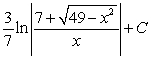 <strong>Use a table of integrals with forms involving to find </strong> A) B) C) D) E)