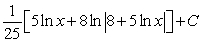 <strong>Use a table of integrals to find the indefinite integral .</strong> A) B) C) D) E)