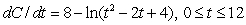 <strong>A body assimilates a 12-hour cold tablet at a rate modeled by where is measured in milligrams per hour and is the time in hours. Use Simpson's Rule with to estimate the total amount of the drug absorbed into the body during the 12 hours.</strong> A) 58.915 mg B) 68.915 mg C) 38.915 mg D) 48.915 mg E) 78.915 mg