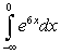 <strong>Determine whether the improper integral diverges or converges. Evaluate the integral if it converges. </strong> A)converges to 0 B)converges to 6 C)converges to D)diverges to E)diverges to