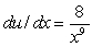 <strong>Identify u and for the integral .</strong> A) and B) and C) and D) and E) and