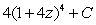 <strong>Find the indefinite integral of the following function and check the result by differentiation. </strong> A) B) C) D) E)none of the above