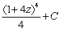 <strong>Find the indefinite integral of the following function and check the result by differentiation. </strong> A) B) C) D) E)none of the above