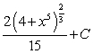 <strong>Find the indefinite integral of the following function and check the result by differentiation. </strong> A) B) C) D) E)none of the above