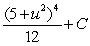 <strong>Find the indefinite integral of the following function and check the result by differentiation. </strong> A) B) C) D) E)none of the above