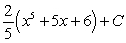 <strong>Use formal substitution to find the indefinite integral .</strong> A) B) C) D) E)