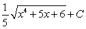 <strong>Use formal substitution to find the indefinite integral .</strong> A) B) C) D) E)
