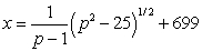 <strong>Find the supply function that satisfies and the initial condition x = 700 when .</strong> A) B) C) D) E)