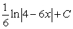 <strong>Use the Log Rule to find the indefinite integral for .</strong> A) B) C) D) E)