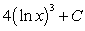 <strong>Find the indefinite integral. </strong> A) B) C) D) E)none of the above