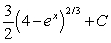 <strong>Use any basic integration formula or formulas to find the indefinite integral .</strong> A) B) C) D) E)