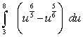 <strong>Evaluate the definite integral of the algebraic function. Use a graphing utility to verify your results.</strong> A)18.4007 B)29.6329 C)59.5941 D)38.9974 E)48.0336