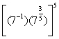 <strong>Use the properties of exponents to simplify the expression .</strong> A) B)343 C) D) E)49