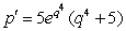 <strong>Find the derivative of the following function. </strong> A) B) C) D) E)