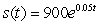 <strong>Future value. The future value that accrues when $900 is invested at 5%, compounded continuously, is , where t is the number of years. At what rate is the money in this account growing when </strong> A)$14.11 per year B)$49.24 per year C)$1411.48 per year D)$941.43 per year E)$70.57 per year