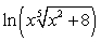 <strong>Use the properties of logarithms to write the expression as a sum, difference, or multiple of logarithms.</strong> A) B) C) D) E)