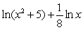 <strong>Use the properties of logarithms to write the expression as a sum, difference, or multiple of logarithms.</strong> A) B) C) D) E)