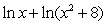 <strong>Use the properties of logarithms to write the expression as a sum, difference, or multiple of logarithms.</strong> A) B) C) D) E)