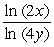 <strong>Use the properties of logarithms to write the expression as a single logarithm. </strong> A) B) C) D) E)