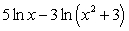 <strong>Write the following expression as a logarithm of a single quantity. </strong> A) B) C) D) E)none of the above