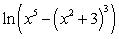 <strong>Write the following expression as a logarithm of a single quantity. </strong> A) B) C) D) E)none of the above