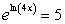 <strong>Solve the following equation for accurate to three decimal places. </strong> A) B) C) D) E)